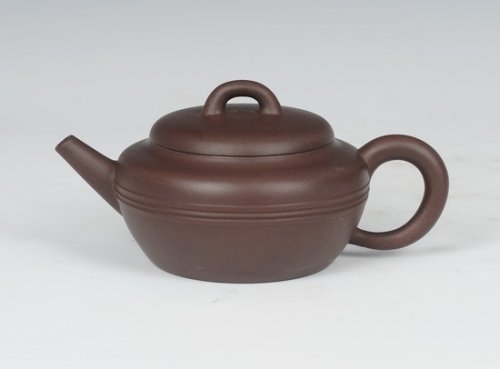朱陶军紫砂壶 三线钢管 