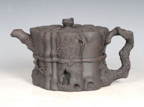 陈玉君紫砂壶 岁寒三友 