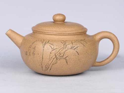 范文云紫砂壶 仿古 