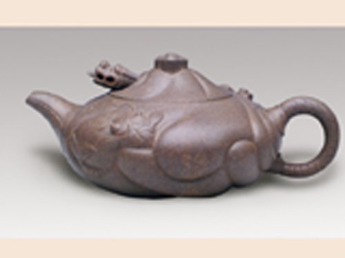 朱建明紫砂壶 鱼化龙 