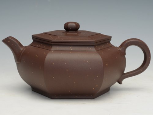 张太友紫砂壶 大彬六方壶 