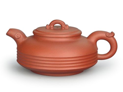 强建红紫砂壶 万事如意 