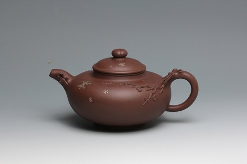 范建华紫砂壶 踏雪寻梅之华君壶 