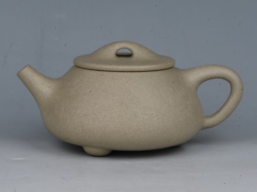 潘雪峰紫砂壶 石瓢 容量：250cc  泥料：本山绿泥 