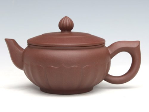 冯文娟紫砂壶 花蕾 紫泥 