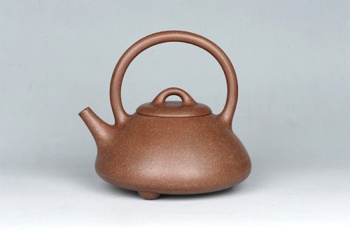 范云松紫砂壶 石瓢提梁壶 