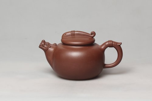 马银锁紫砂壶 搏龙 