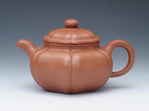 邵文紫砂壶 葵仿古 
