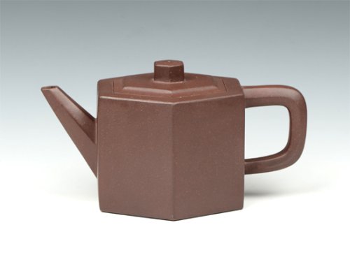 吴玉群紫砂壶 六方础柱 