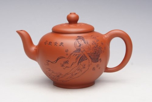 周军明紫砂壶 四季平安 