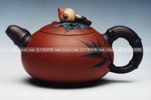 宋小卫紫砂壶 竹寿壶 