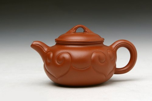 鲍亚萍紫砂壶 仿古如意 
