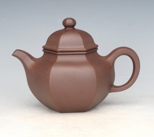 陈云紫砂壶 六方掇球 