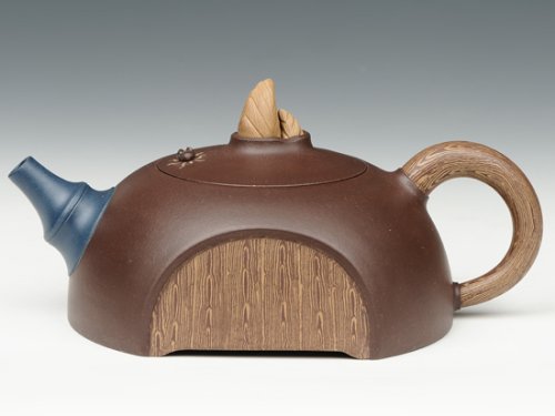 王秀娟紫砂壶 绞泥竹笋 