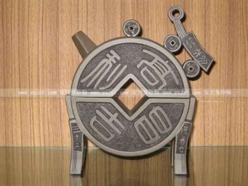 姜建荣紫砂壶 财源滚滚 