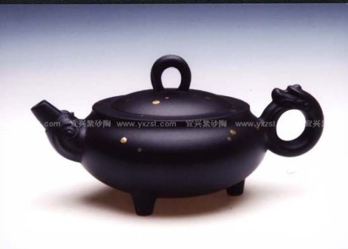 杨维高紫砂壶 环龙卧虎 