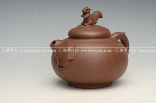 张傲君紫砂壶 松鼠 