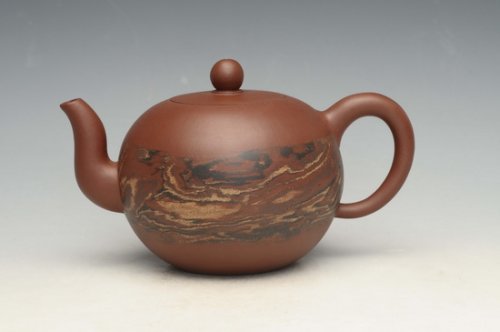 许雪强紫砂壶 绞泥一粒珠 