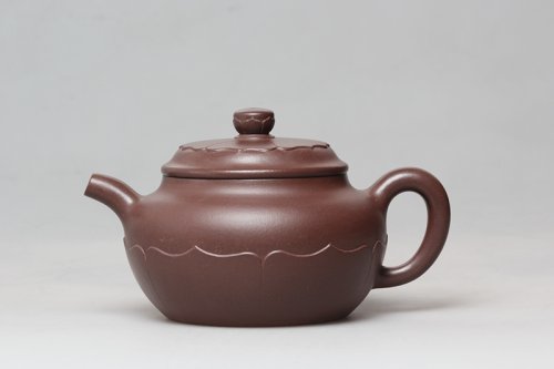 魏治国紫砂壶 莲影 