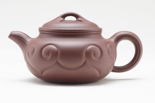 蒋丽娟紫砂壶 仿古如意 