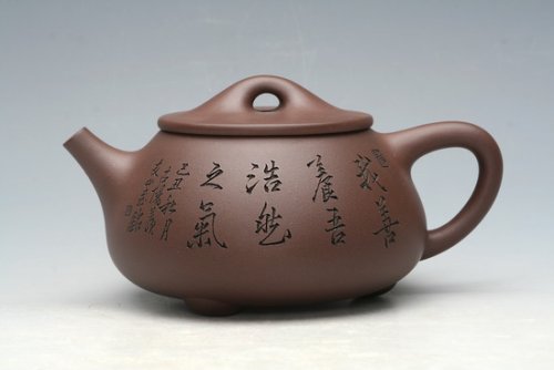 曹永萍紫砂壶 石瓢1 