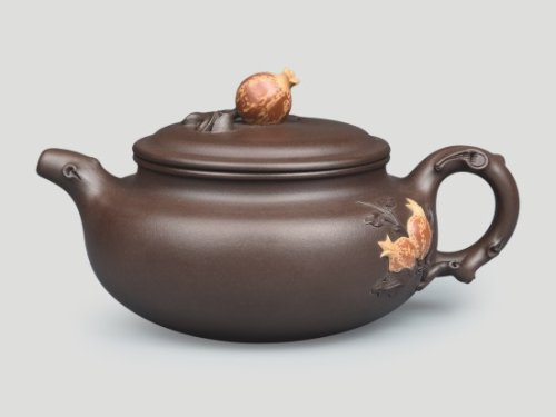 吴建军紫砂壶 石榴 