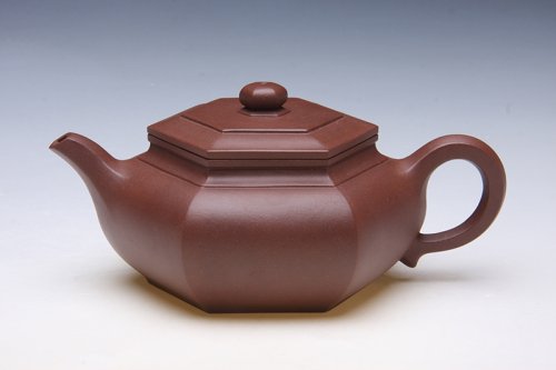 周赛英紫砂壶 大彬六方 