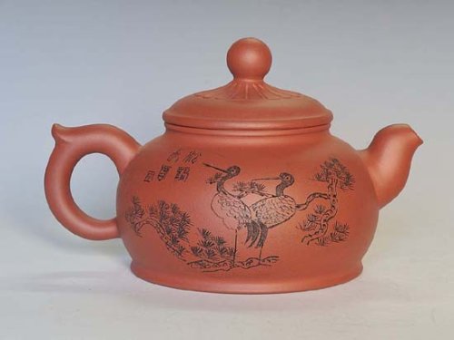 余中南紫砂壶 圆菊 