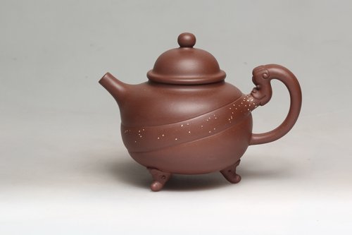 应卫琴紫砂壶 天龙顶珠 