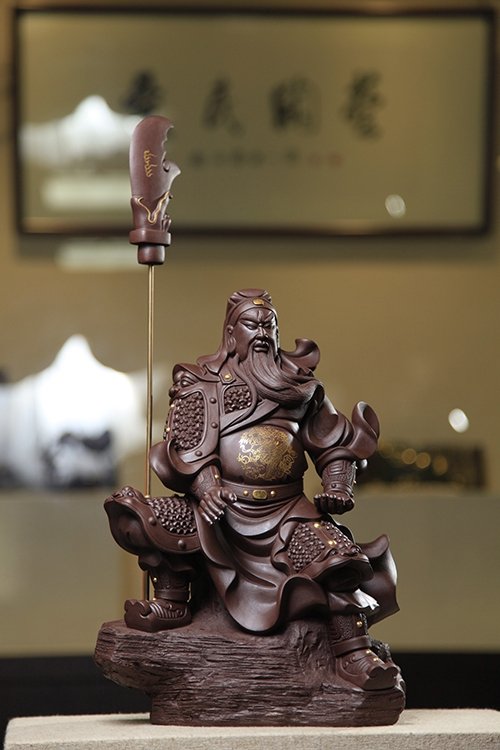 李爱民紫砂壶 关公 