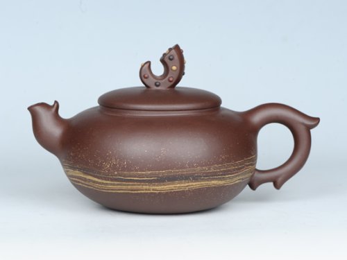 吴建荣紫砂壶 凌云壶 