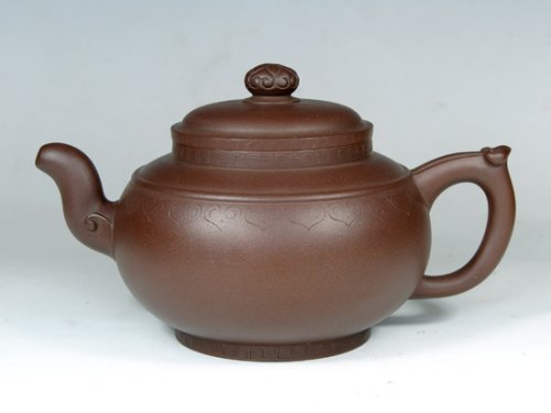 范荣仙紫砂壶 吉祥如意 