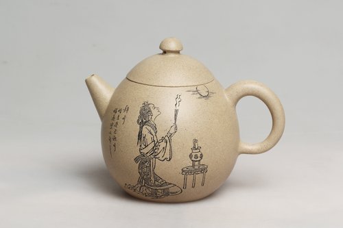 钱文英紫砂壶 龙蛋 