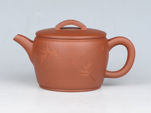 潘雪峰紫砂壶 汉瓦  容量：200cc  泥料：小红泥 