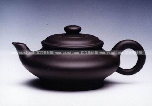 蒋金凤紫砂壶 虚扁 