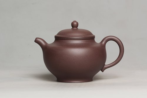 王真铮紫砂壶 圆韵壶 