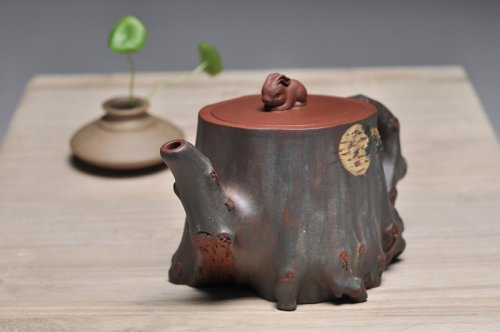 史银之紫砂壶 中华根 