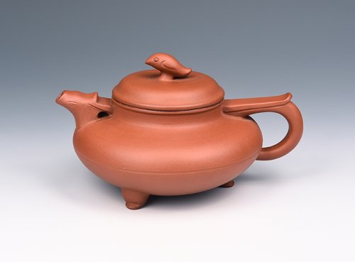 江建群紫砂壶 神鸟出林 