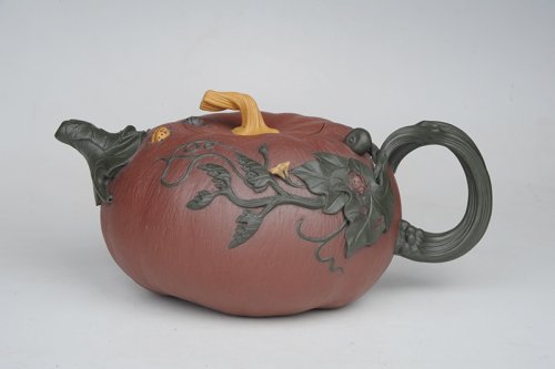 尹月华紫砂壶 南瓜壶 