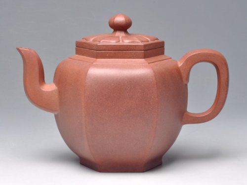范育君紫砂壶 连连高升 青灰泥 520cc 