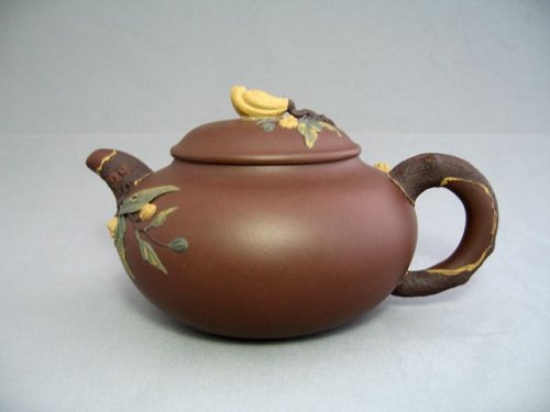 王杏军紫砂壶 佛手壶 