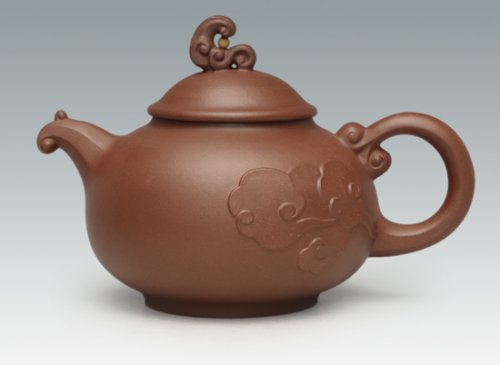 范小中紫砂壶 紫气东来 