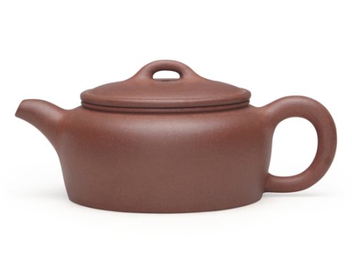 强建红紫砂壶 桑扁 