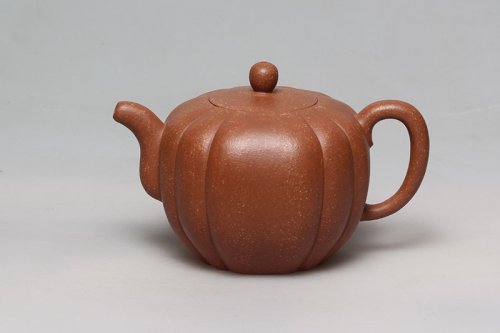 费明华紫砂壶 葵菱美人肩 