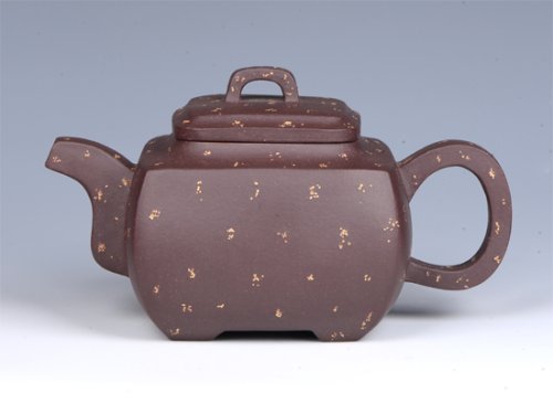 曾红清紫砂壶 - 点砂韵方 - 