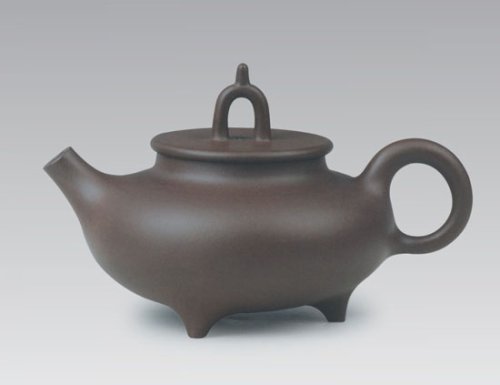 华雪琴紫砂壶 三足宝鼎 