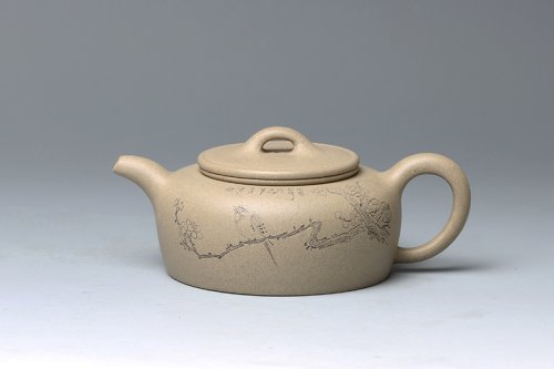 钱玮紫砂壶 莲子 