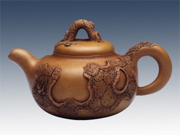 周鹏甲紫砂壶 树瘿壶 