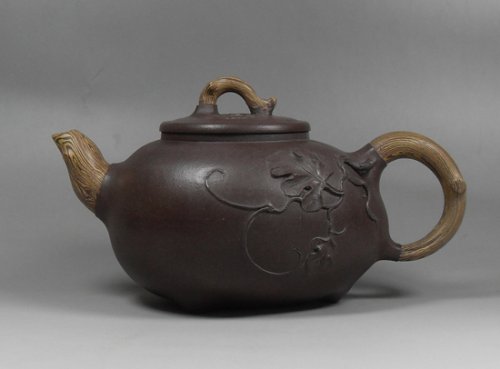陆洪良紫砂壶 玉藤 