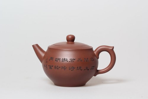 朱永良紫砂壶 高带线 